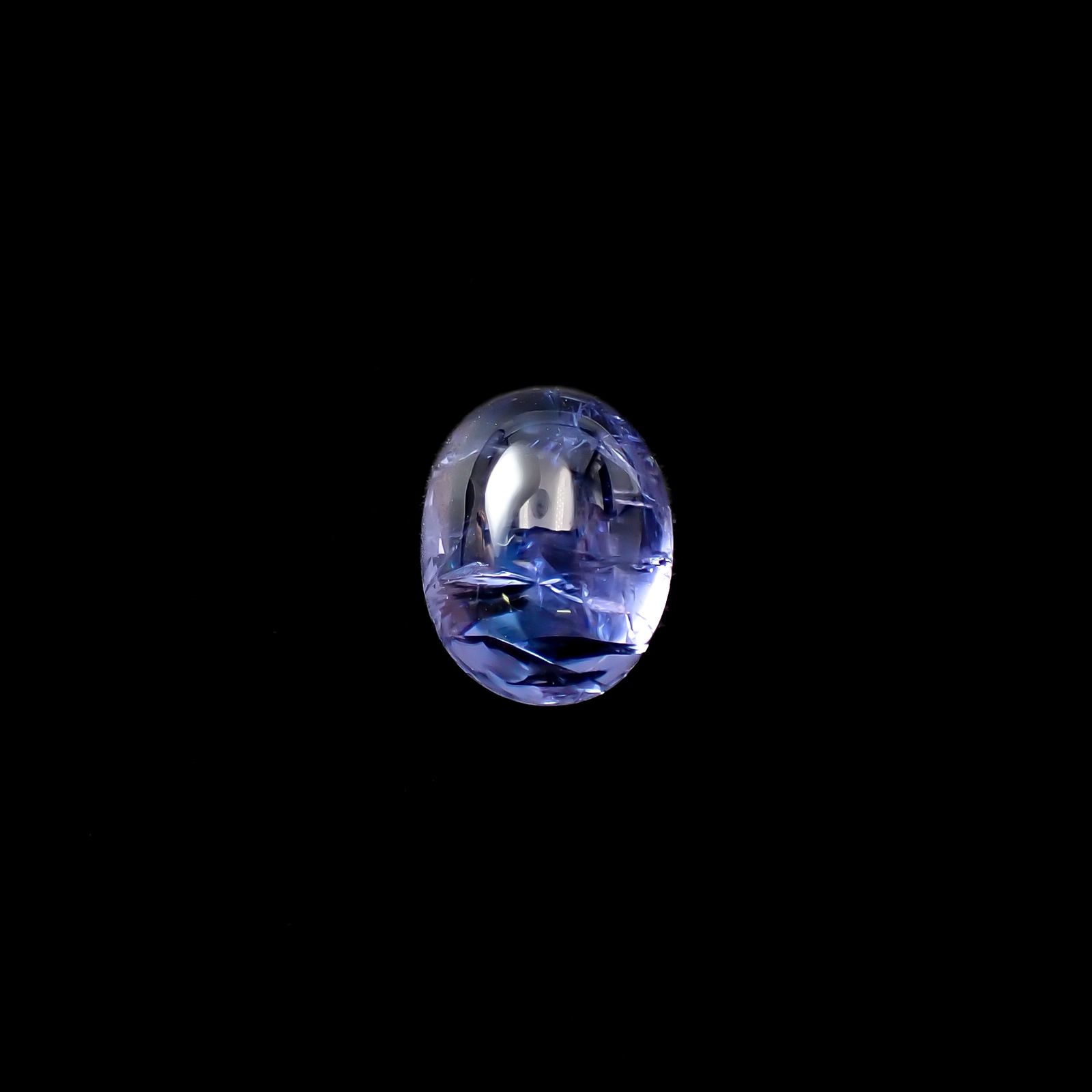 バイカラータンザナイト(宝石名バイカラー・ゾイサイト)タンザニア産 3.68ct 識別済[240627896]9.8x7.7mm前後