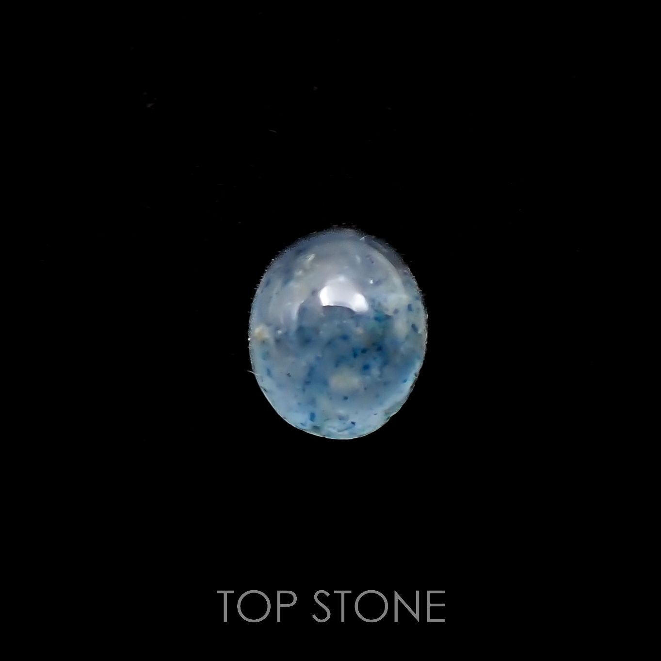ラズライトインクォーツ(宝石名ラズライト イン クォーツ)アフガニスタン産 1.21ct 識別済[220918125]7.2x6.1mm前後