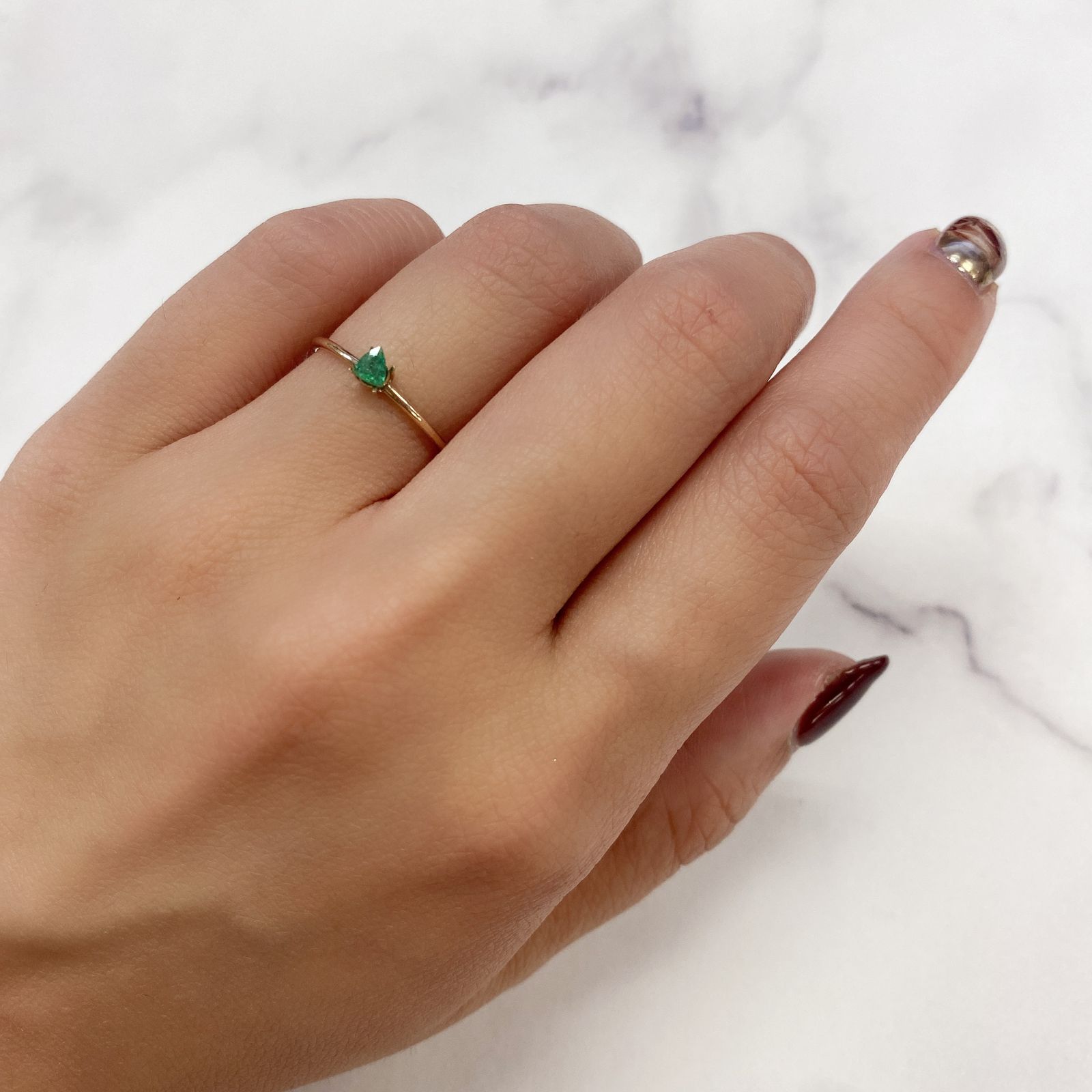 パライバトルマリン リング ブラジル バターリャ 0.12ct ホワイトゴールド 直売卸売り