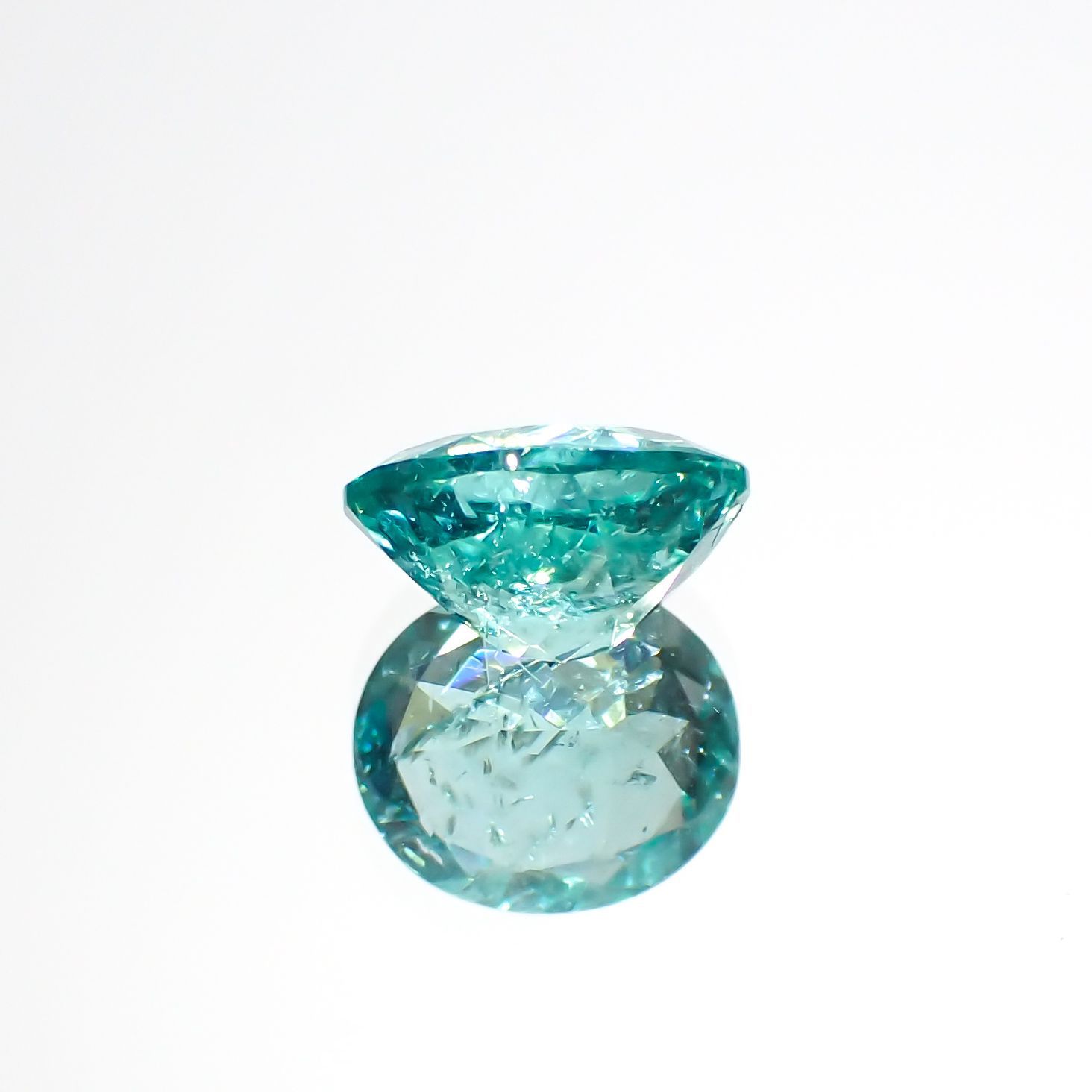 パライバトルマリン モザンビーク産 1.40ct[19111758]7.8×6.8mm前後