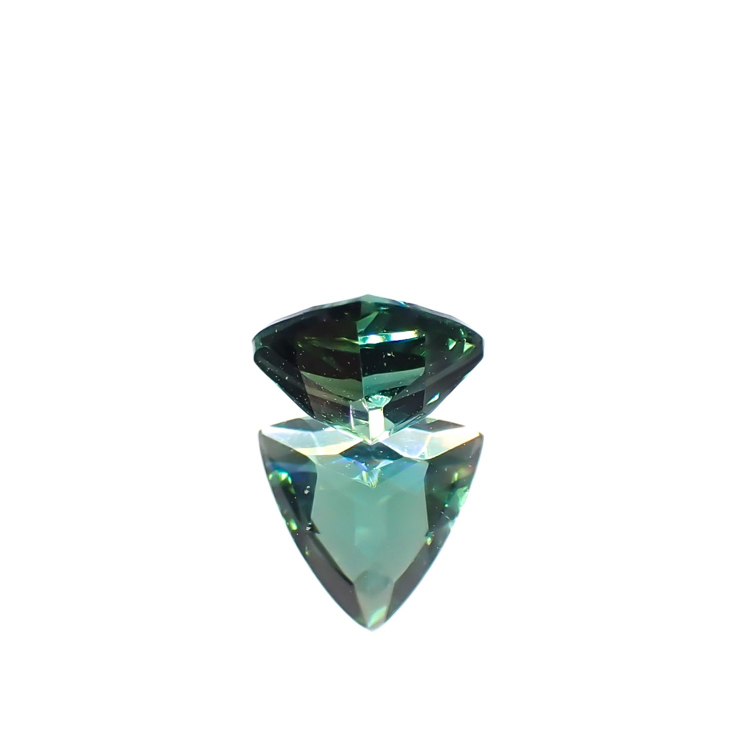 ブルーグリーントルマリン ブラジル産 0.50ct[240628385]5.4x5.2mm前後