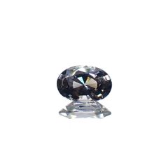 プラチナスピネル(宝石名スピネル)ビルマ産 0.63ct 識別済[250730761]6.6x4.5mm前後