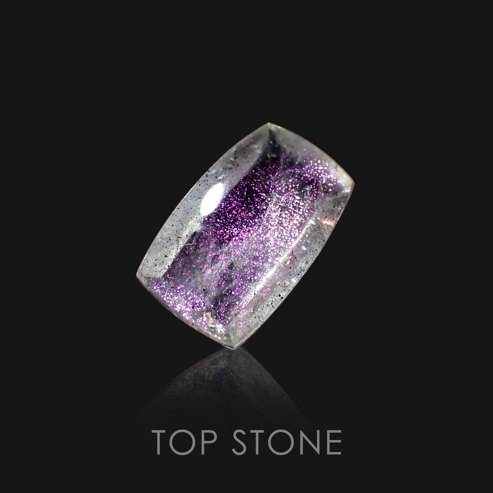 ティンカーベルクォーツ ブラジル産 ルース 9.04ct[21018108]17.4×10.8mm前後