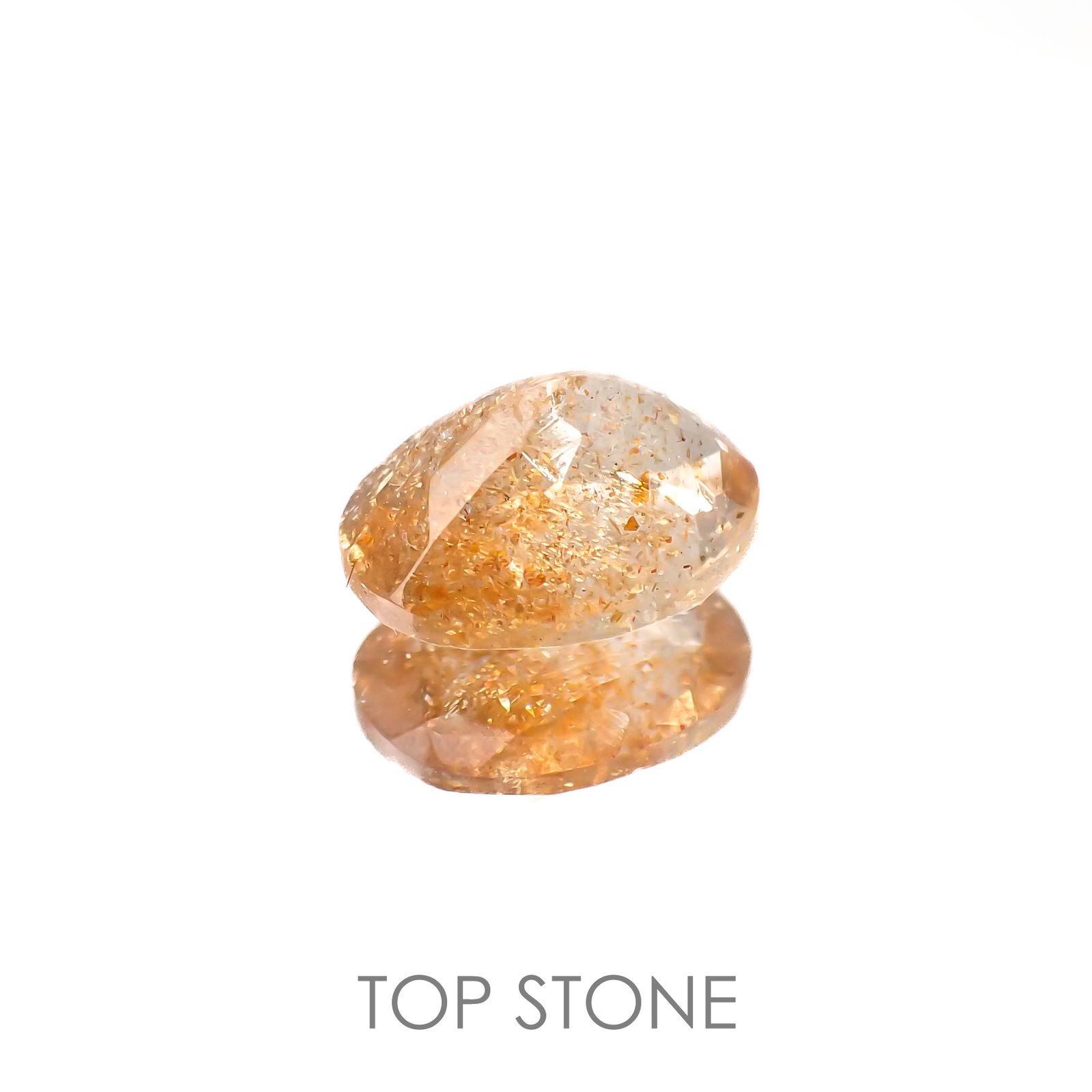 イリュージョンサンストーン インド産 2.45ct[220917578]9.9x8mm前後