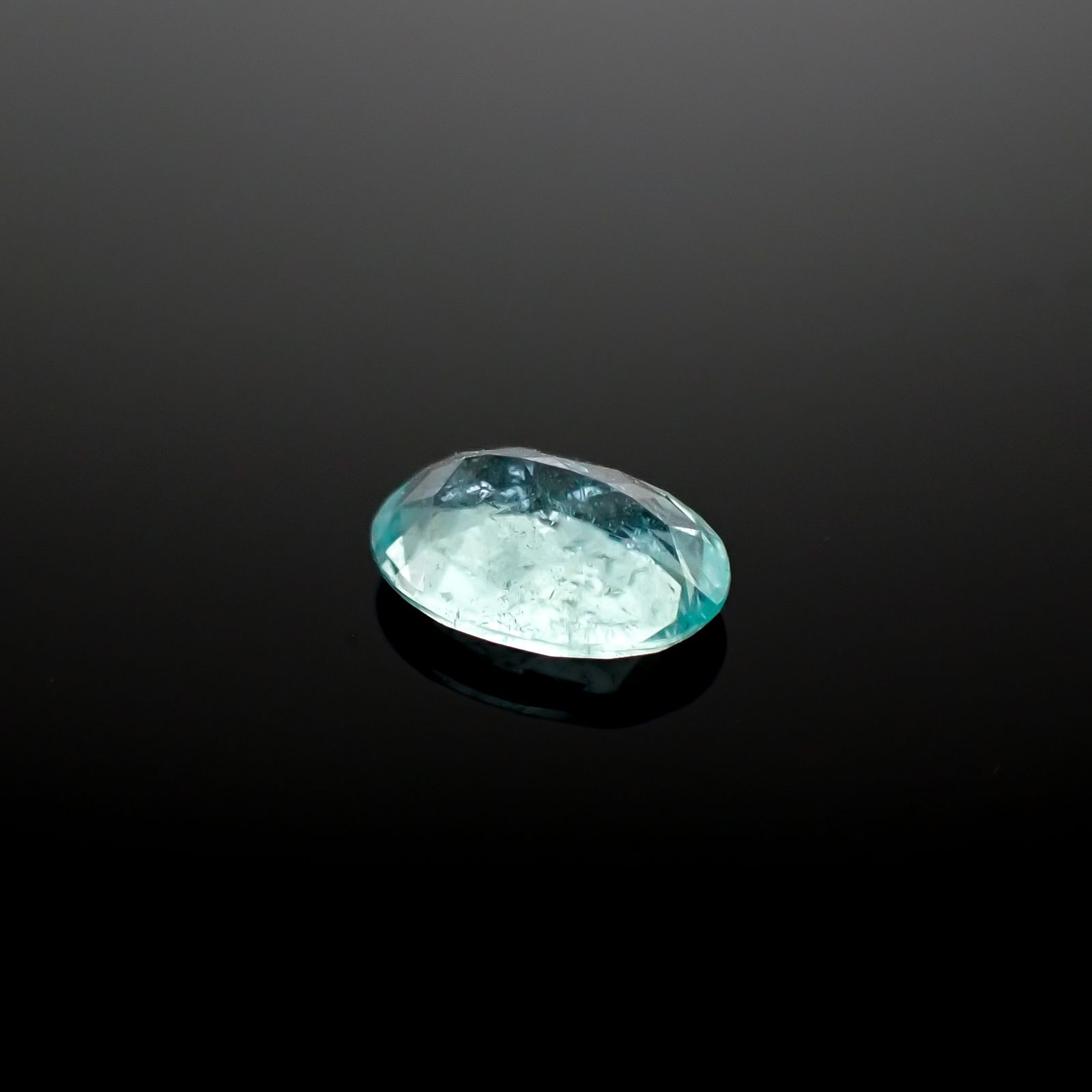 パライバトルマリン ブラジル・キントス鉱山産 0.62ct[240928722]6.8x4.8mm前後