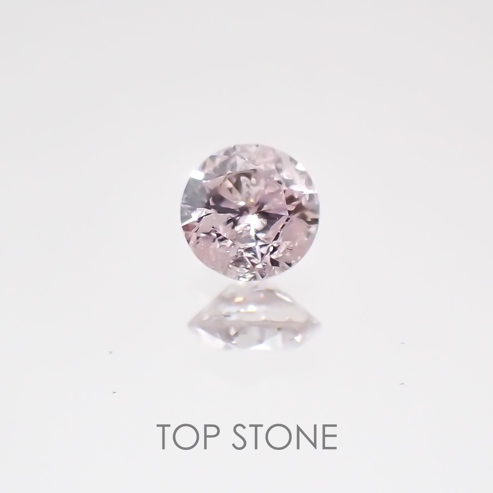 ピンクダイヤモンド(宝石名ダイヤモンド) I-2/LIGHT PINK 0.101ct ソ付(CGL)[21019340]2.9×2.9mm前後