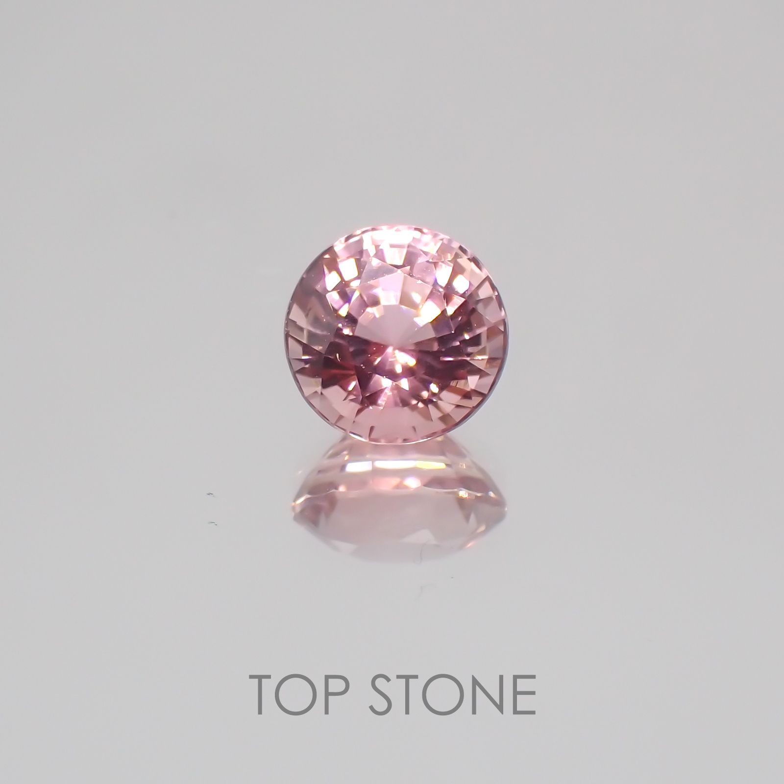 ピンクトルマリン パパラチャカラー ルワンダ産 ルース 1.14ct[21039977]6.3×6.3mm前後