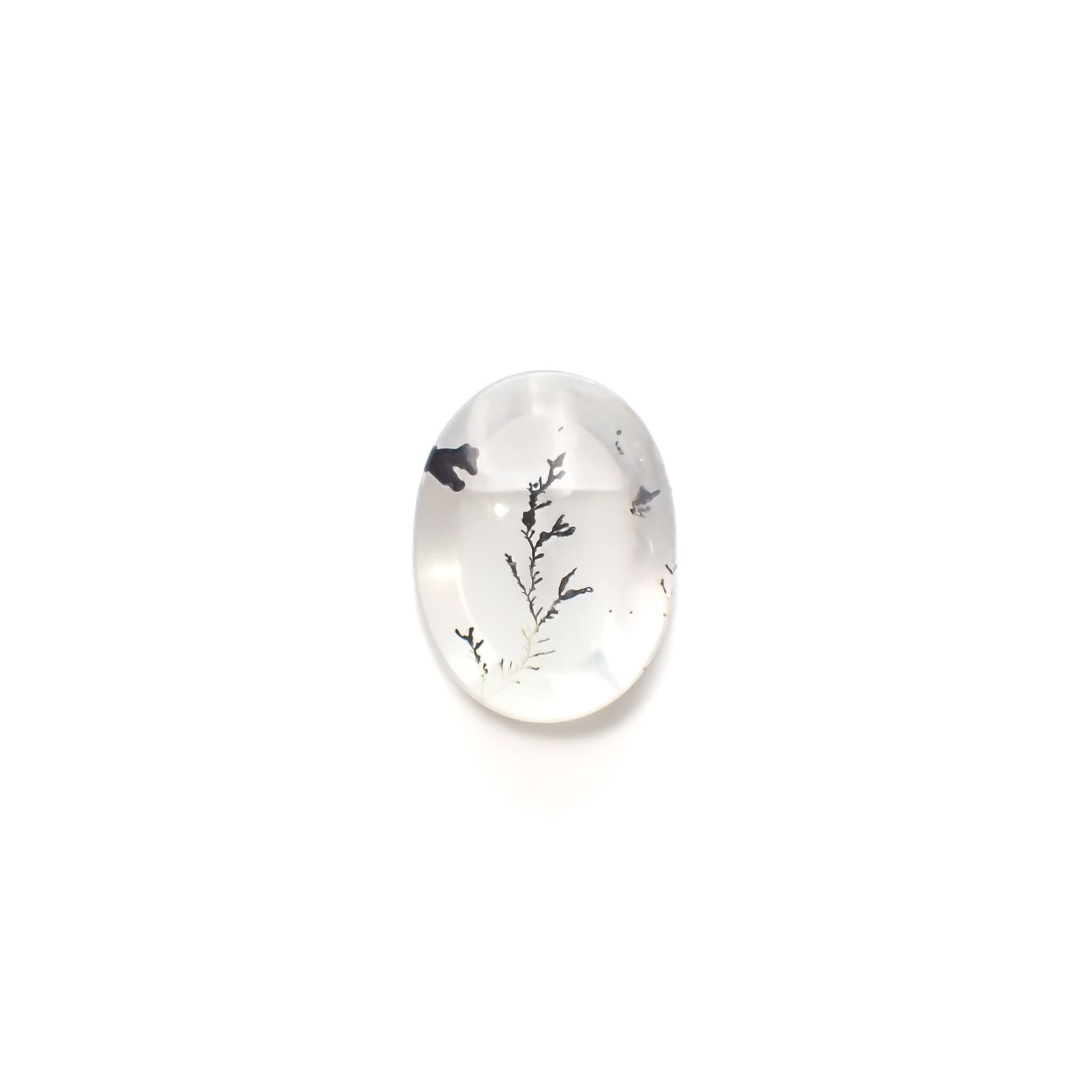 デンドリチッククォーツ ブラジル産 9.85ct[230823247]17.4x13.1mm前後