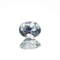 モンタナサファイア(宝石名サファイア)アメリカ・モンタナ州産 0.24ct 識別済[230321275]4.1x3.1mm前後