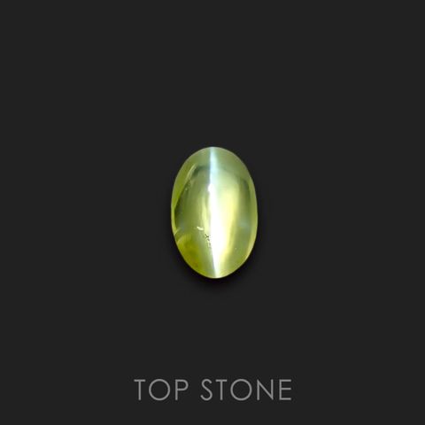 クリソベリルキャッツアイ スリランカ産 0.48ct[230119797]5.3x3.5mm前後