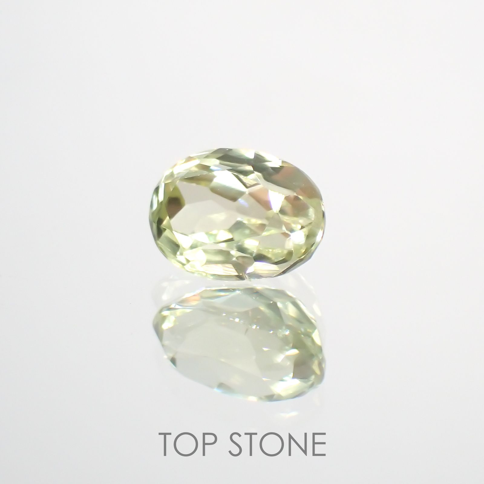 シリマナイト(宝石名シリマナイト) インド産 1.15ct 識別済[20128765]6.9×4.9mm前後