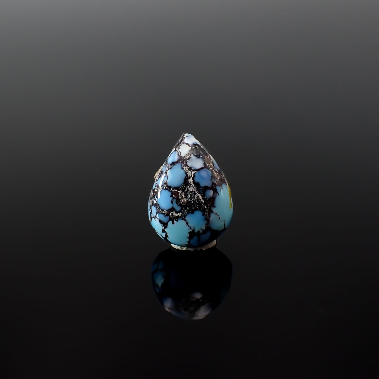 ターコイズ カザフスタン・ゴールデンヒル鉱山産 2.94ct / 11.5x8.7mm前後 [260331867]