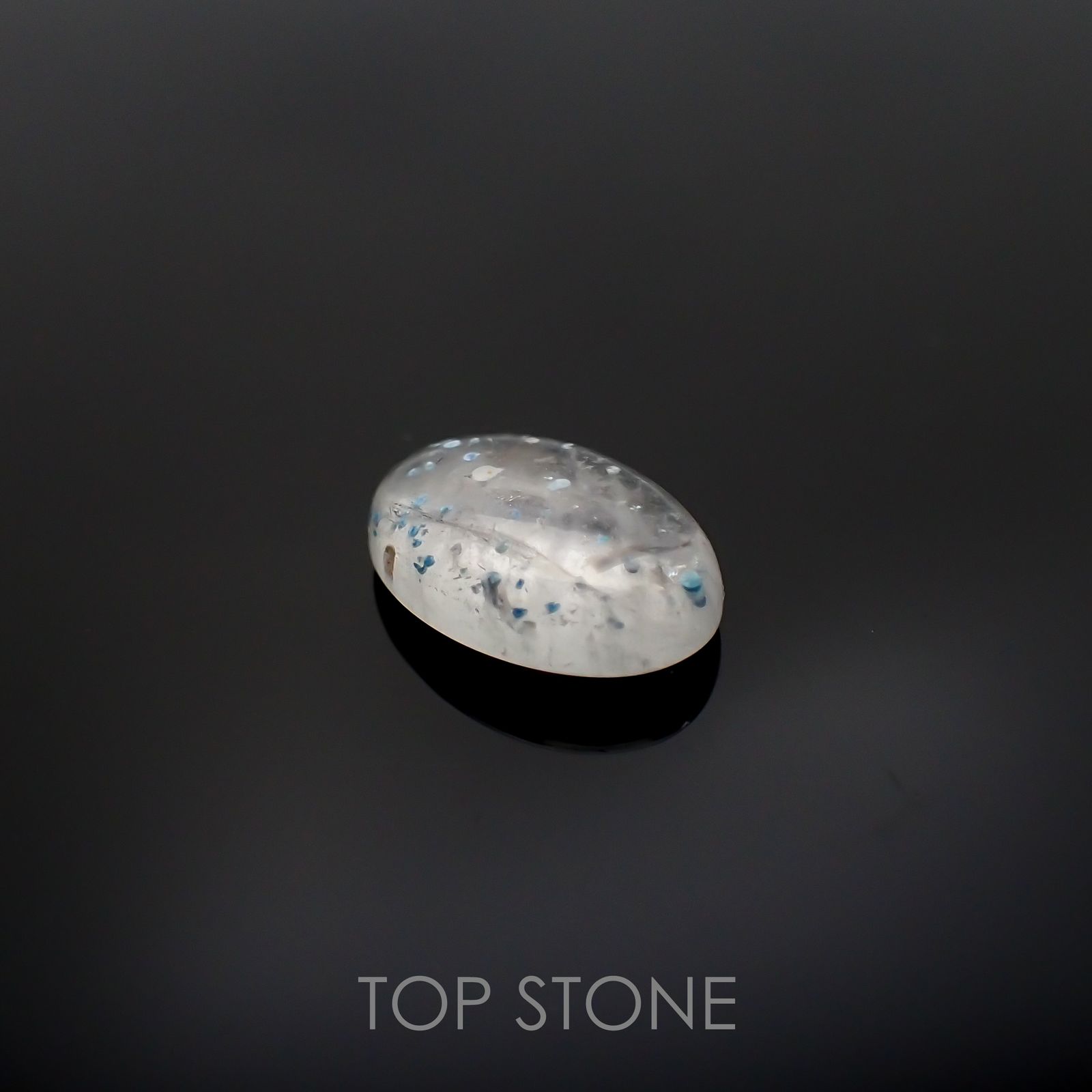 パライバクォーツ ブラジル産 6.78ct[220115027]15.5x10.3mm前後