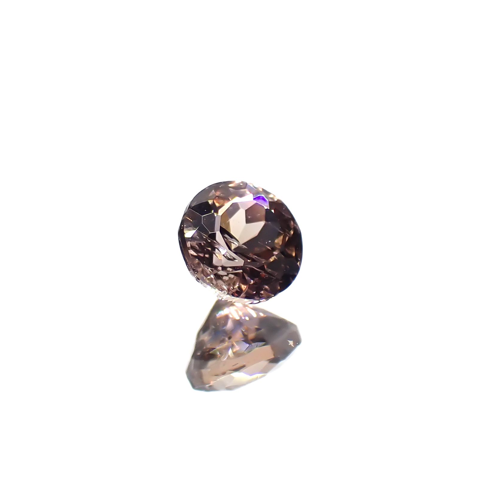 ブルーティントアキシナイト パキスタン産 0.18ct[240628347]3.2x3.2mm前後