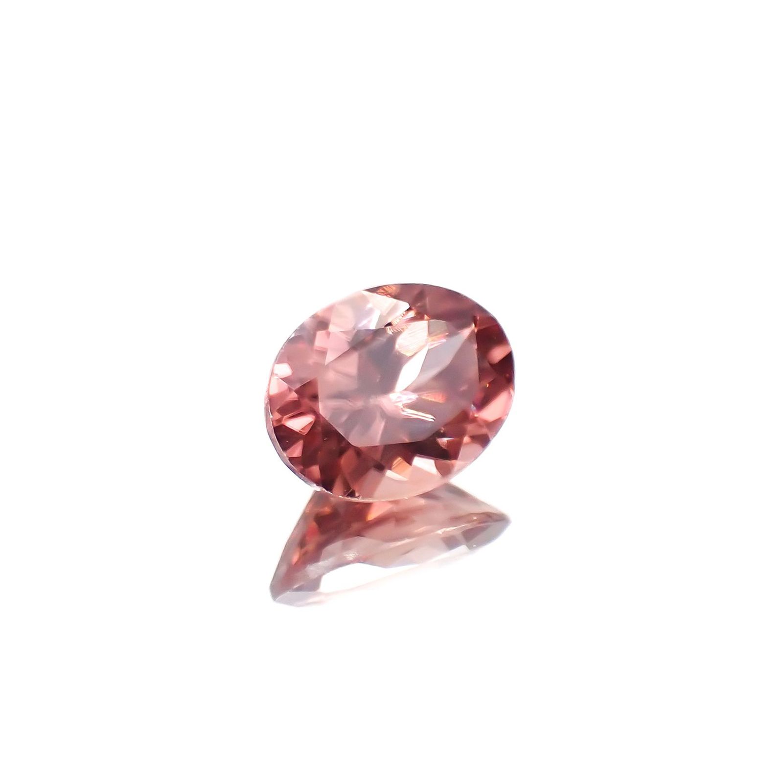 ピンクジルコン スリランカ/カンボジア産 2.17ct [230421822]8.4x6.5mm前後