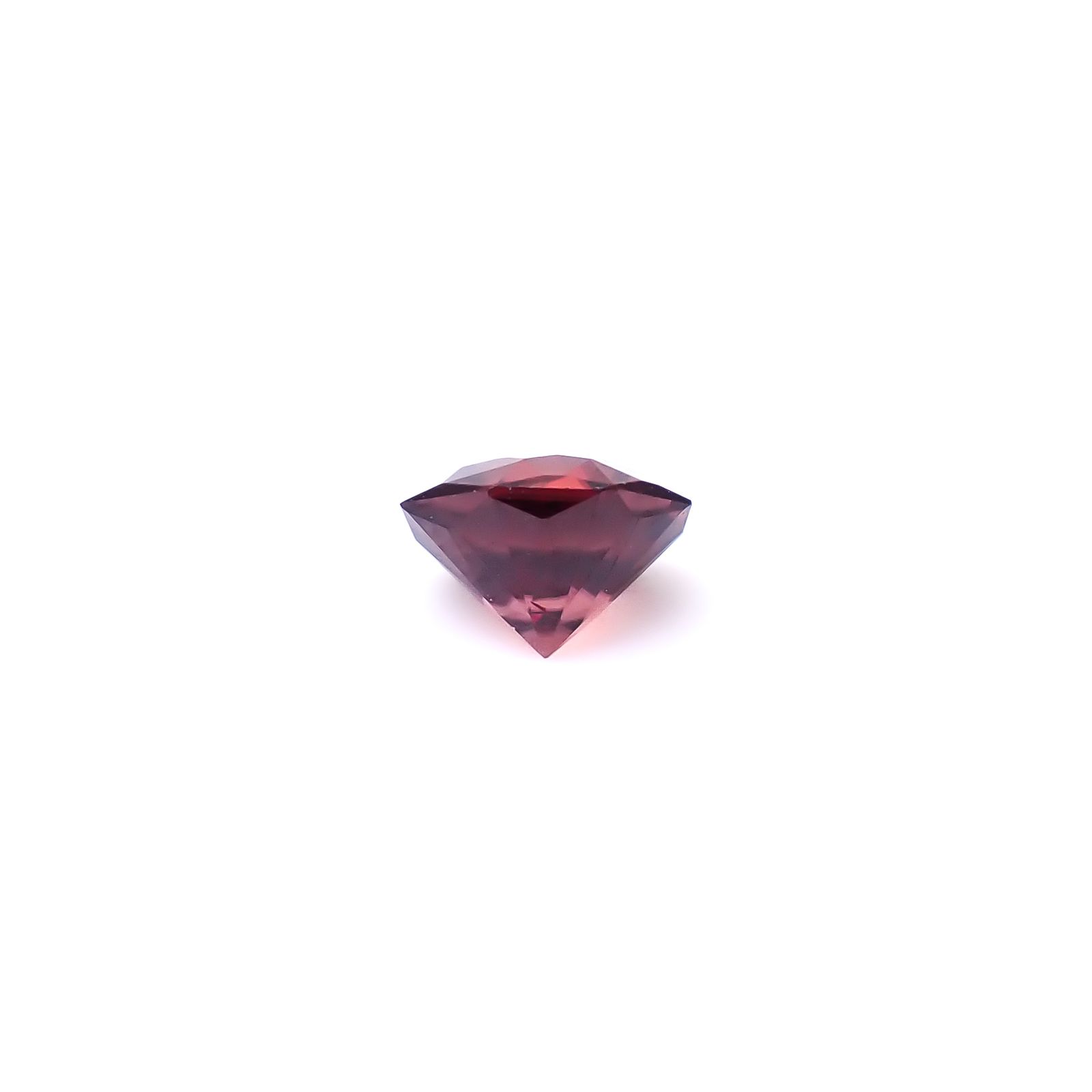 ◇オクタゴンカット◇レッドジルコン(宝石名ジルコン)スリランカ/カンボジア産 識別済 0.69ct / 5x4.9mm前後 [260732549]