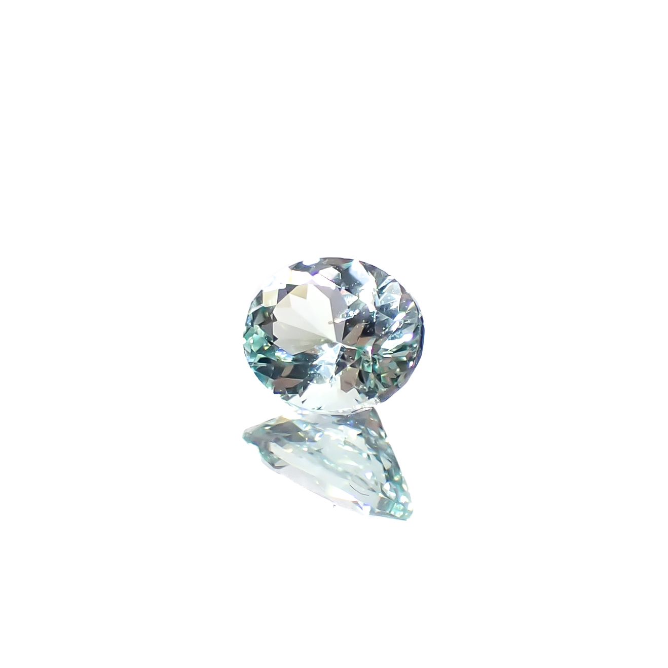 ミントベリル ブラジル産 0.23ct[240728584]4.6x3.8mm前後