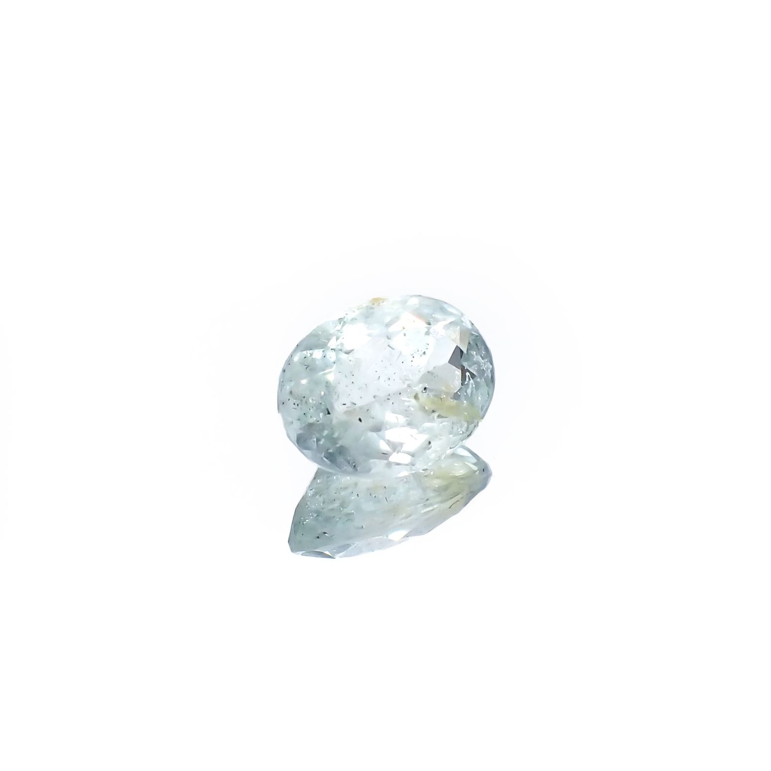 オーロラアクアマリン ブラジル産 2.53ct[240226058]10.3x7.7mm前後