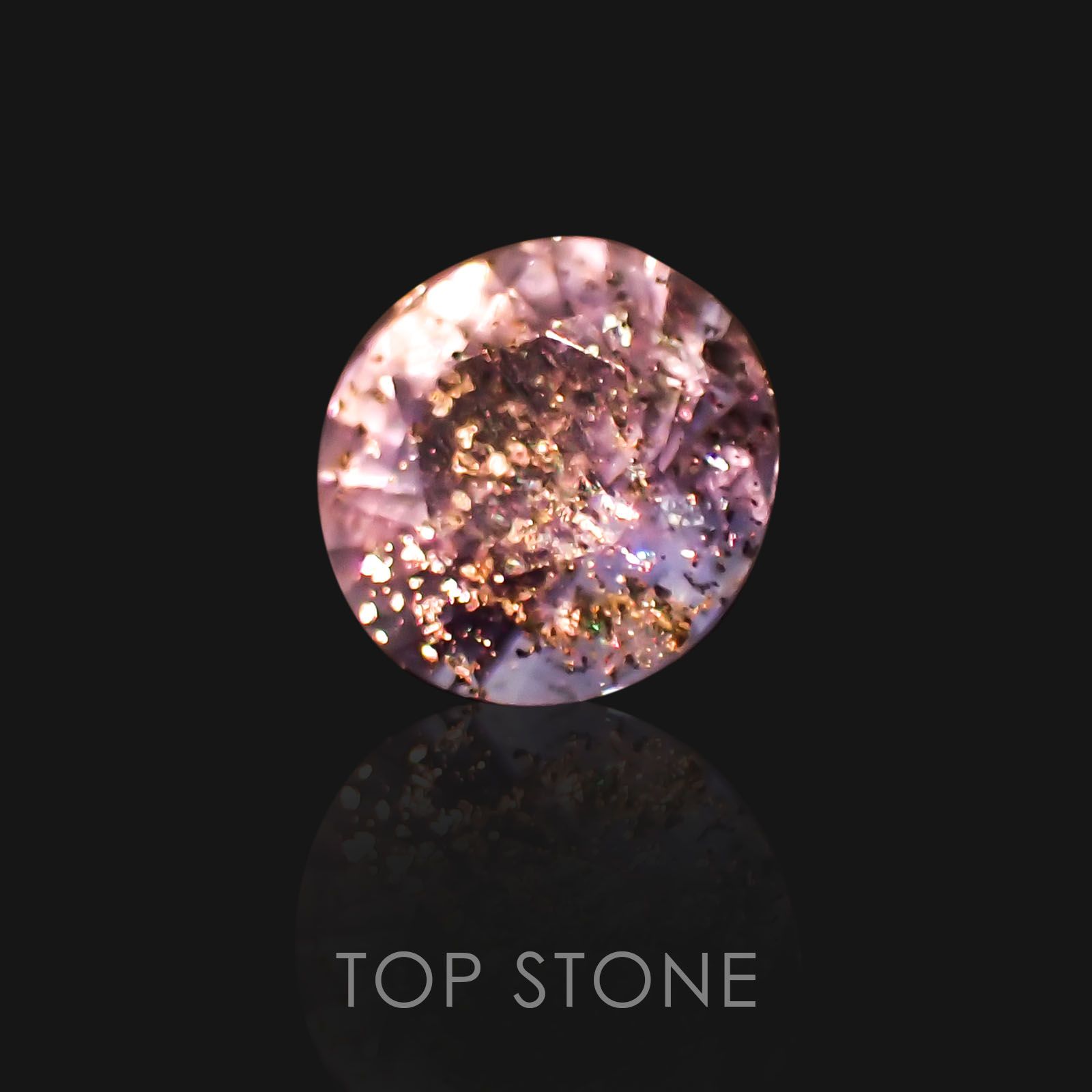 アイオライトサンストーン インド・ブラジル産 ルース 0.62ct[20118176]5.8×5.8mm前後