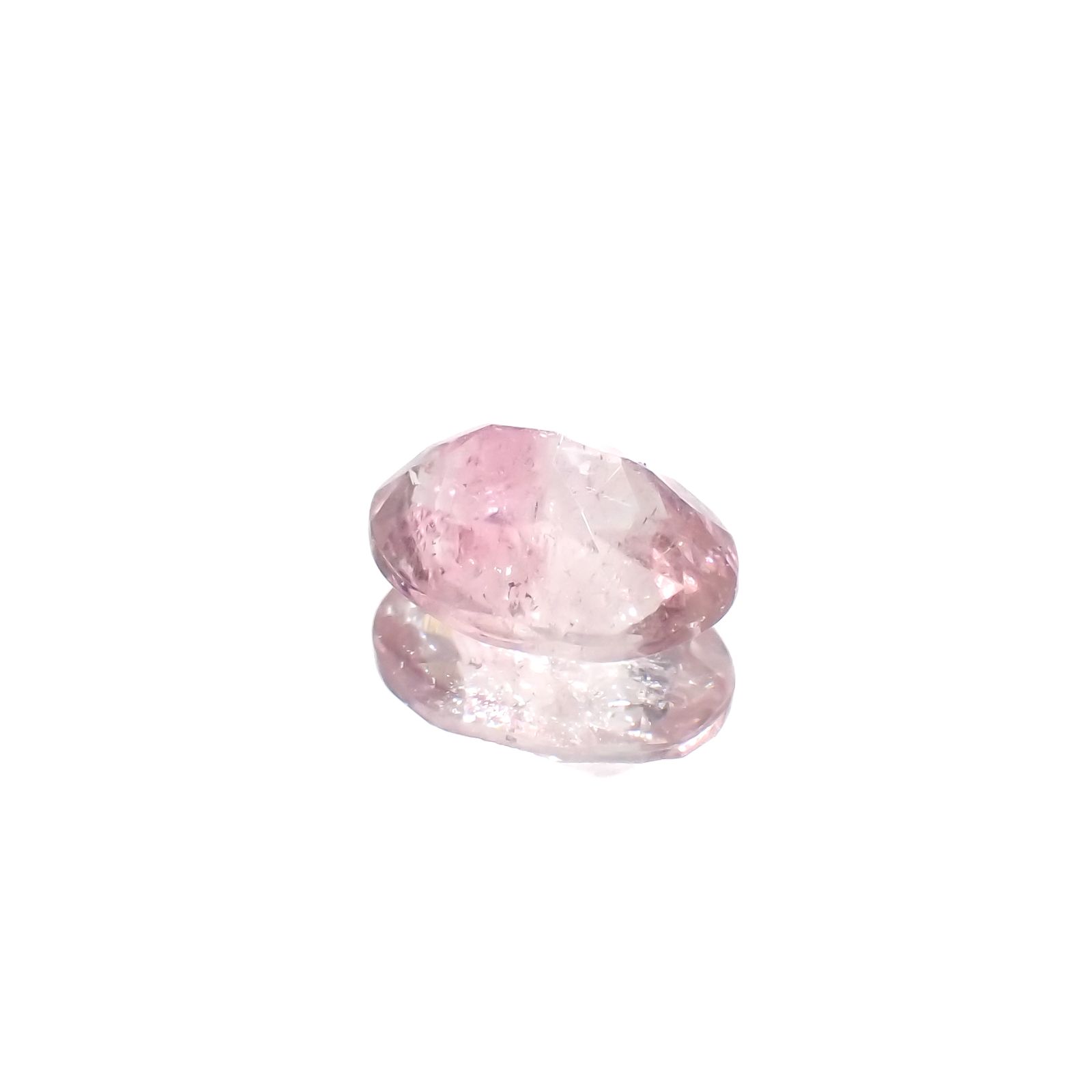 ピンククリスタルトルマリン(宝石名ピンク・トルマリン)コンゴ民主共和国産 1.17ct 識別済[230823233]8x6mm前後