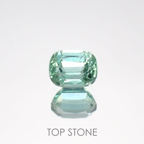 ブルーグリーントルマリン(宝石名トルマリン)アフガニスタン産 0.90ct 識別済[220716993]6.1x4.8mm前後