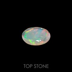 エチオピアオパール(宝石名オパール)エチオピア産 1.79ct 識別済[220717030]12.4x8.9mm前後
