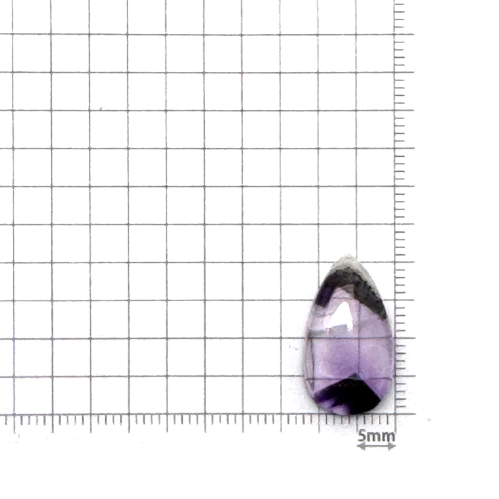 トラピッチェアメジスト 母岩付き ブラジル産 10.73ct [250730689]21.3x12mm前後