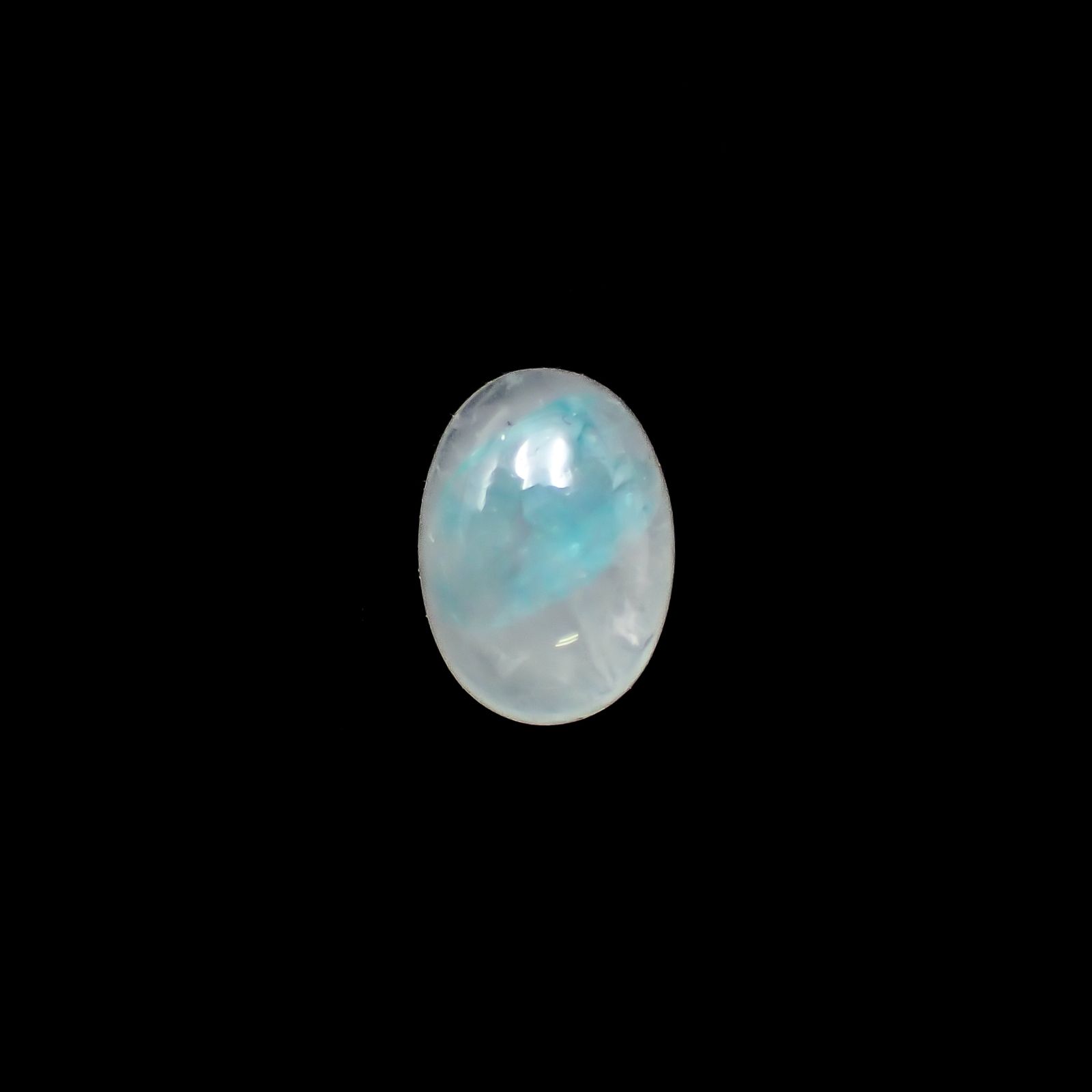 パライバトルマリンインクォーツ ブラジル産 0.95ct[230622392]7.1x5.1mm前後