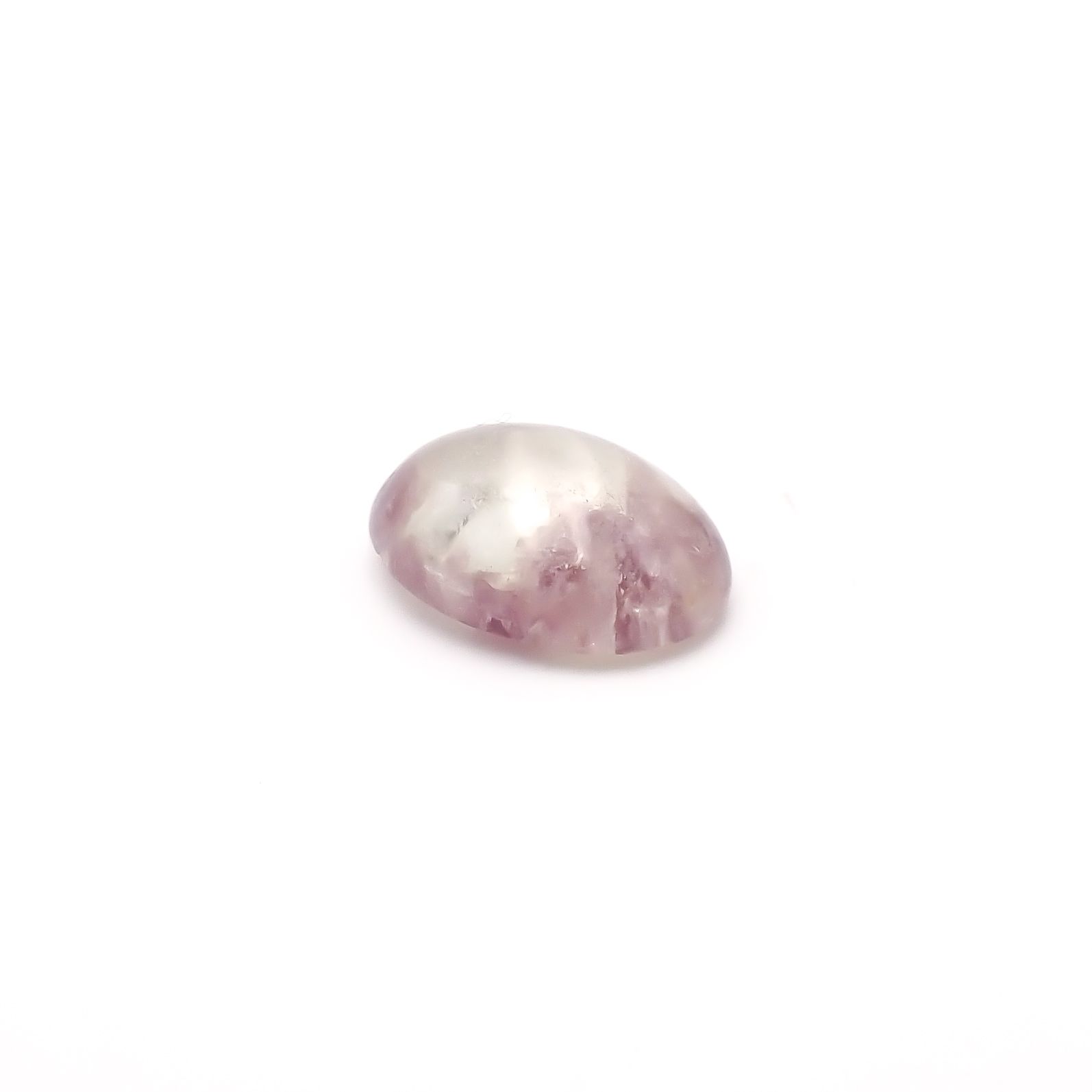 レピドライトインクォーツ ブラジル・ミナスジェライス州産 8.22ct / 16x12.2mm前後 [260331883]