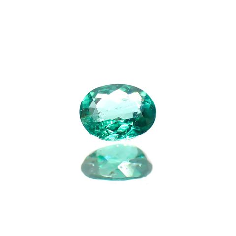 パライバトルマリン(宝石名トルマリン/別名パライバ・トルマリン)ブラジル産 GIA鑑付 0.28ct / 4.64x3.85mm前後 [211113715]