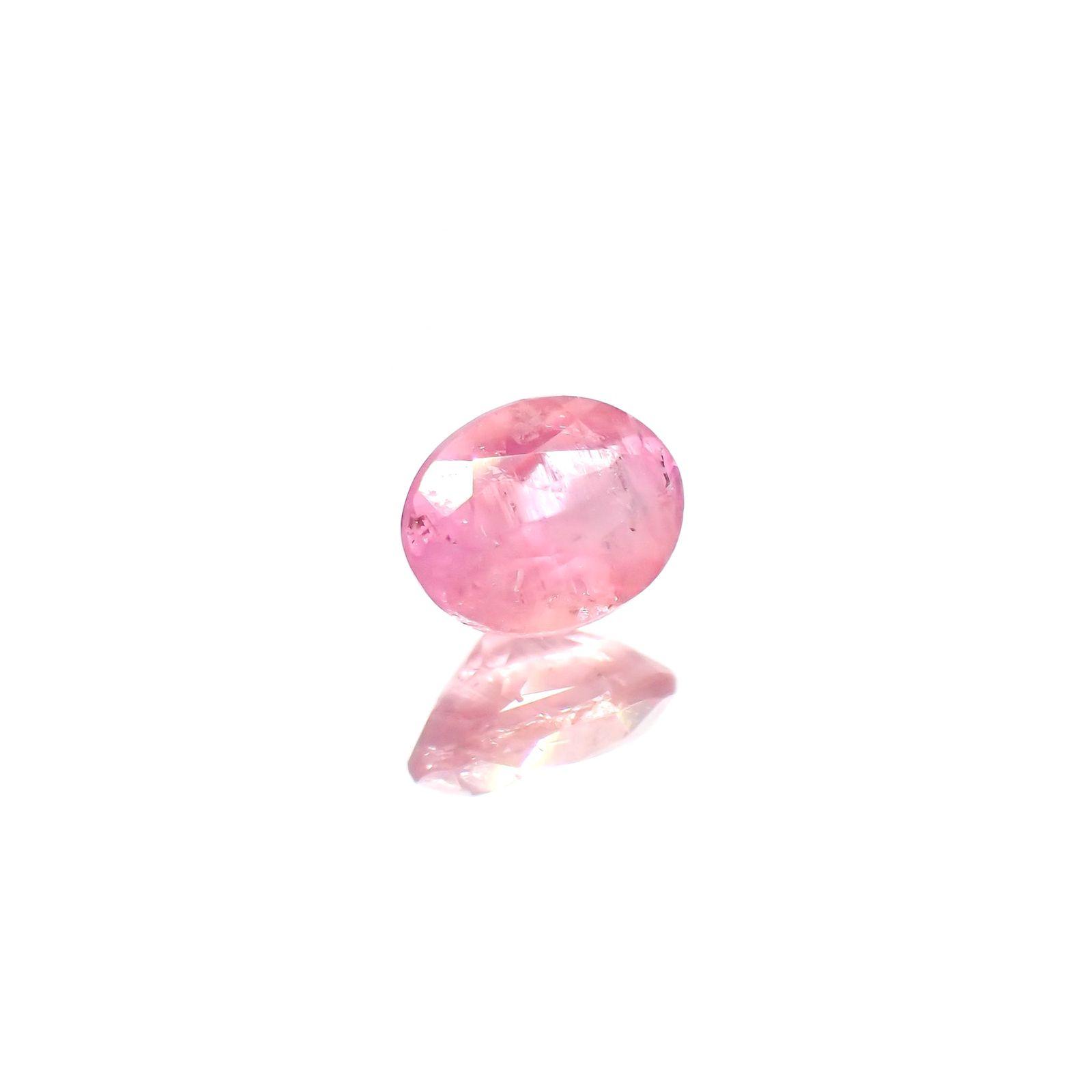 ペツォッタイト(ラズベリル)(宝石名ペツォッタイト)マダガスカル産 0.349ct ソ付(彩珠)[220114341]5x3.8mm前後