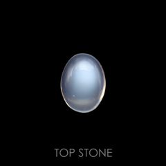 ムーンストーン(宝石名ムーンストーン)インド/スリランカ産 0.97ct 識別済[211113665]7.7x5.8mm前後