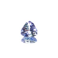 ◇カスタムカット◇バイカラータンザナイト 非加熱 タンザニア産 0.77ct [241029372]6x6mm前後