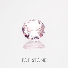 ピンクゾイサイト(宝石名ピンク・ゾイサイト) タンザニア産 0.23ct 識別済[20117880]4.1×4.1mm前後