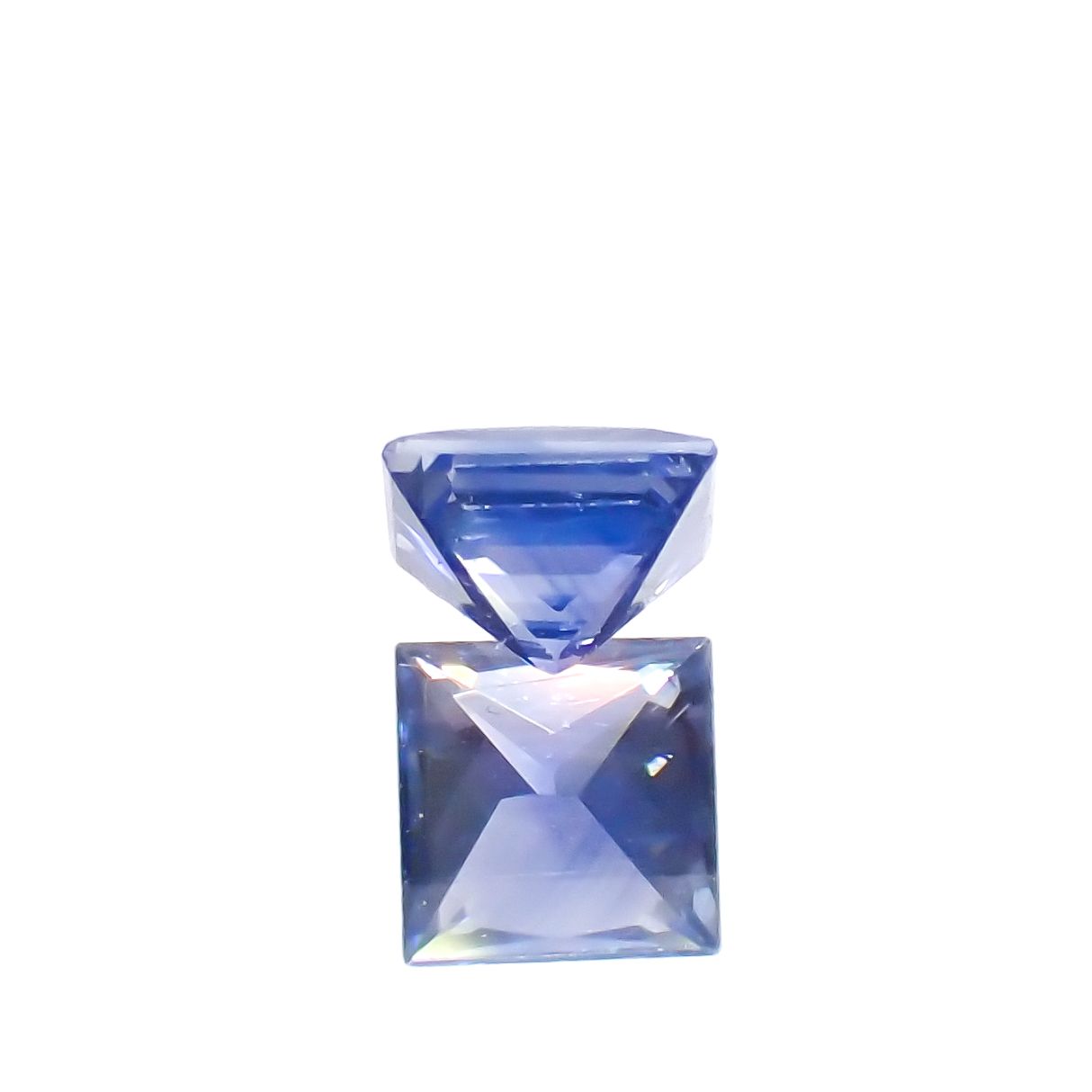 ◇プリンセスカット◇サファイア(宝石名サファイア)スリランカ産 0.22ct 識別済[230622451]3.1x3.1mm前後