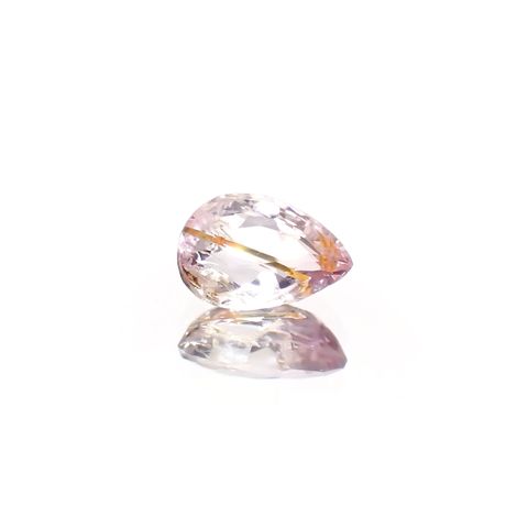 ピンクポードレッタイト (宝石名ポードレッタイト )ビルマ産 ソ付(彩珠) 0.383ct / 6x4.2mm前後 [231023922]