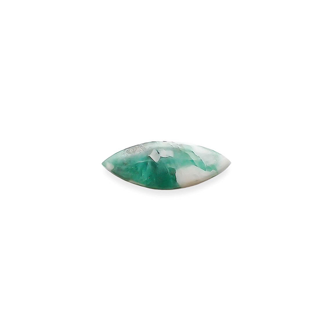 マトリックスエメラルド(エメラルドインクォーツ/フェルドスパー) ブラジル産 2.73ct[240326494]16.5x6mm前後
