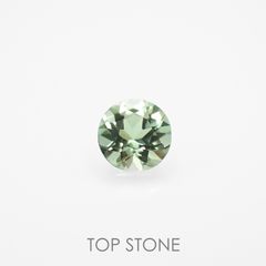 モンテブラサイト(宝石名モンテブラサイト)マダガスカル産 0.42ct 識別済[230120296]4.9x4.8mm前後