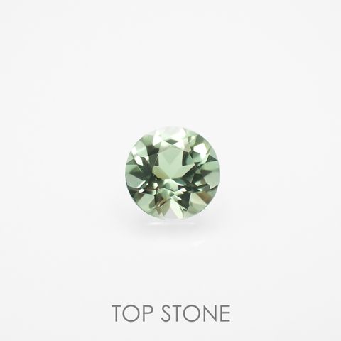 モンテブラサイト(宝石名モンテブラサイト)マダガスカル産 識別済 0.42ct / 4.9x4.8mm前後 [230120296]