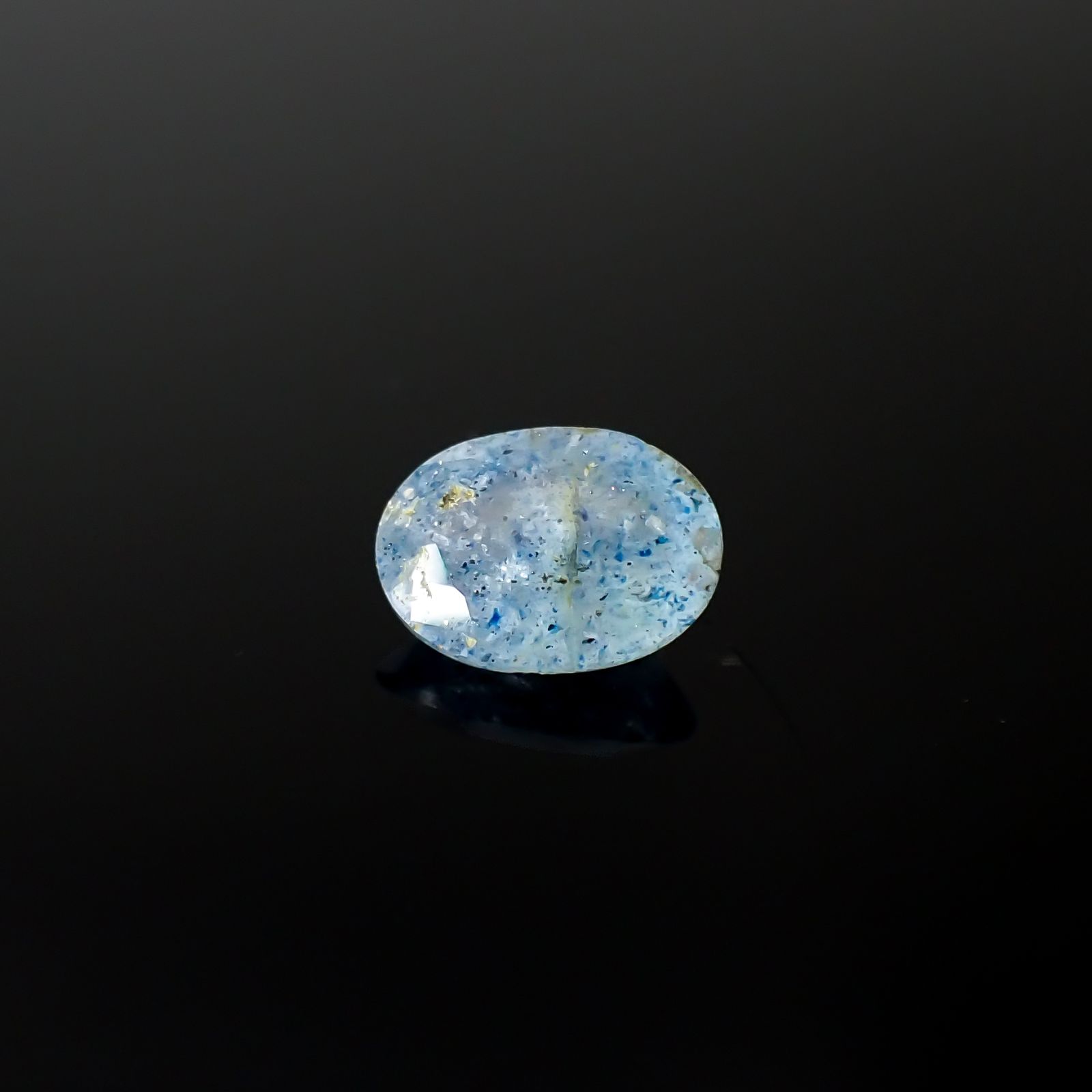 ラズライトインクォーツ アフガニスタン産 1.54ct[240125848]9.1x6.6mm前後