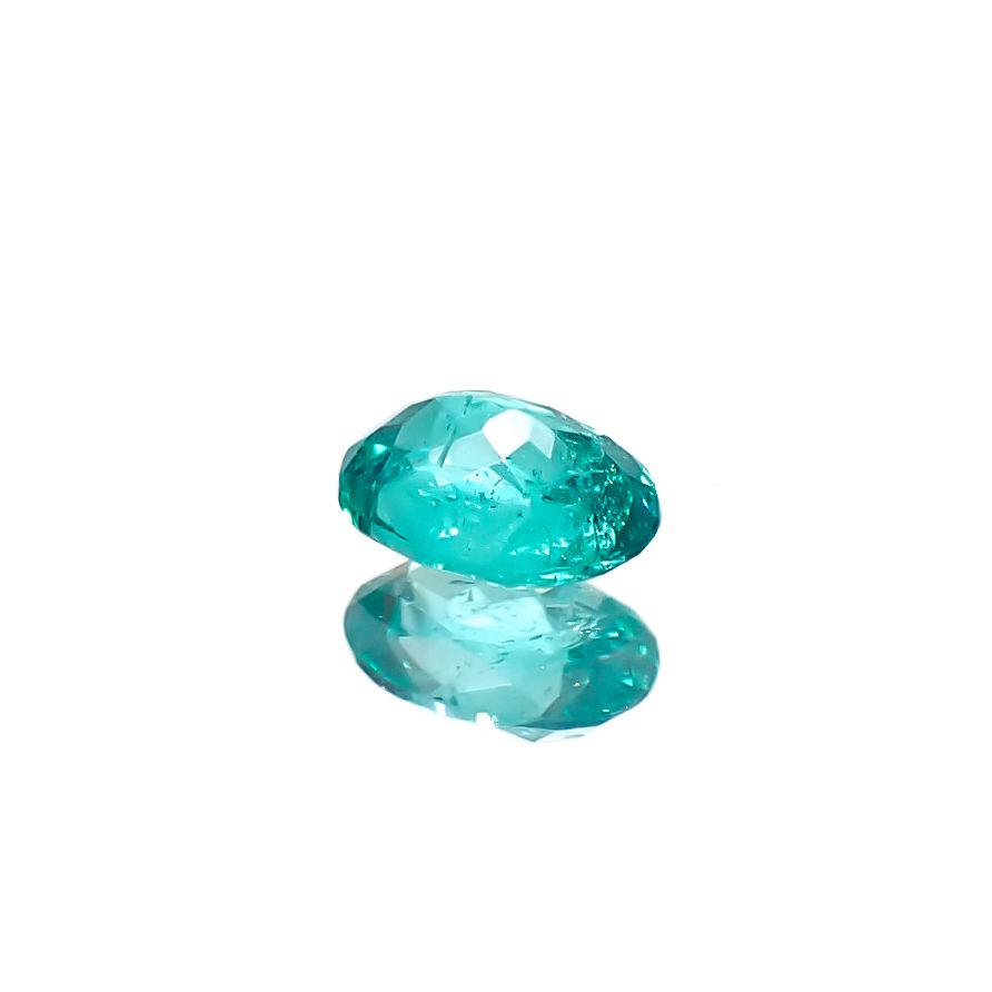 パライバトルマリン ブラジル・パライバ州バターリャ鉱山産 0.15ct [241229545]4x3mm前後