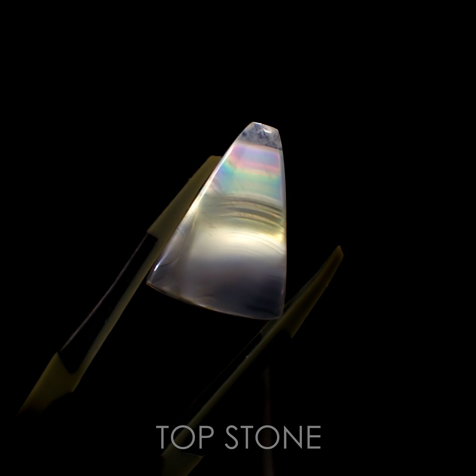 ◇フリーフォーム◇アイリスアゲート スライス インドネシア・スマトラ産 6.06ct[221118999]21.1x15.5mm前後