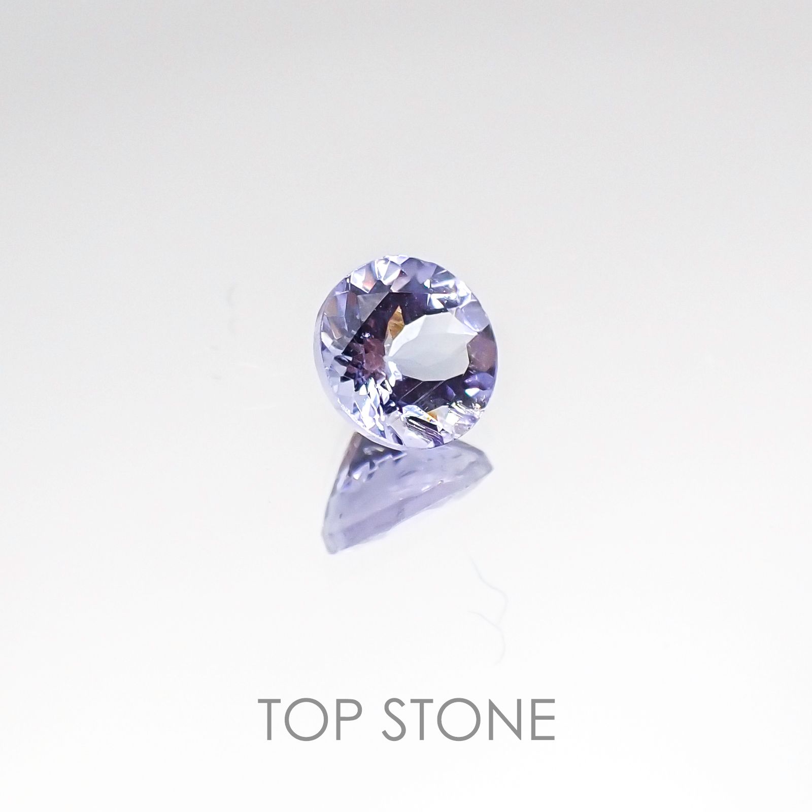 タンザナイト(ゾイサイト) タンザニア産 ルース 0.55ct[20106549]5.1×5.1mm前後