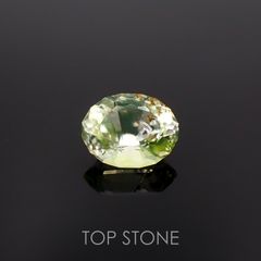 ハイアライトオパール(宝石名イエローグリーン コモン・オパール/別名ハイアライト)メキシコ産 2.049ct ソ付(彩珠)[230119873]9.9x7.7mm前後