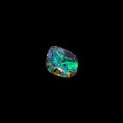 ボルダーオパール 原石磨き オーストラリア産 2.52ct[240226204]10.9x7.9mm前後