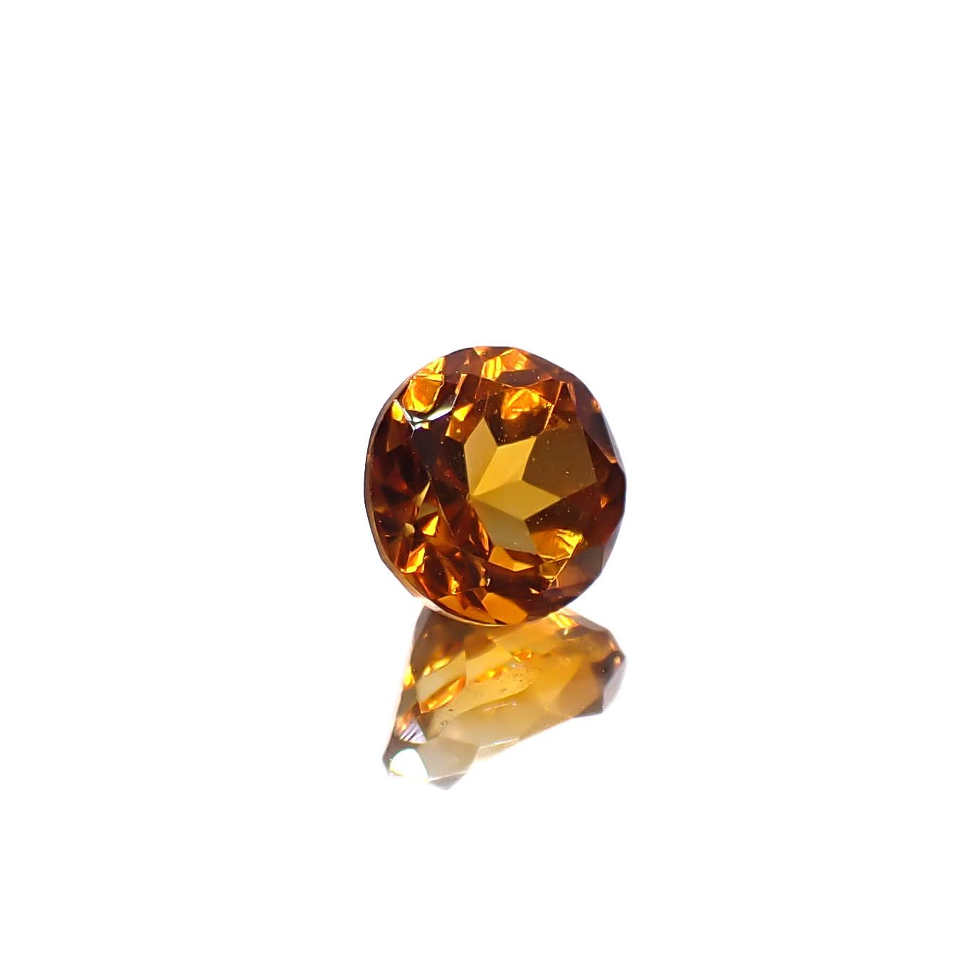 マデイラシトリン ブラジル・ミナスジェライス州産 0.93ct [250630576]6.1x6.1mm前後