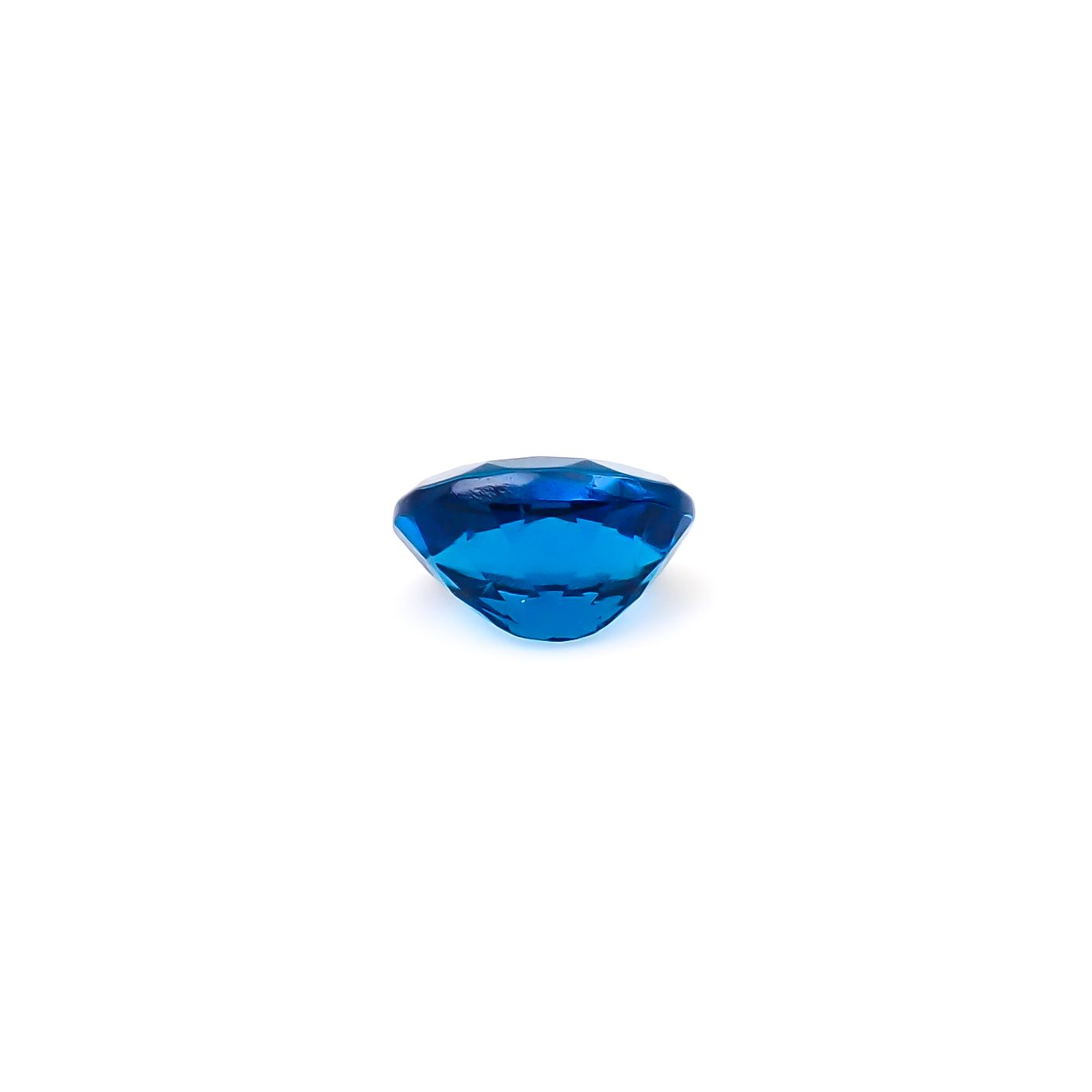 ディープブルーアパタイト マダガスカル産 0.56ct / 6x4mm前後 [260732601]