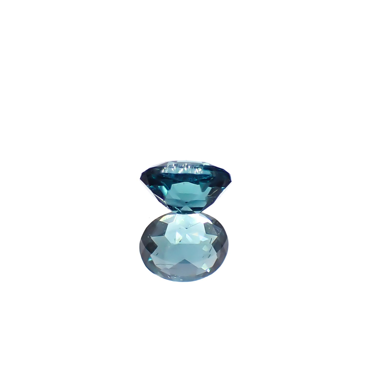 ブルーグリーントルマリン ブラジル産 0.19ct[240628035]3.9x3.1mm前後