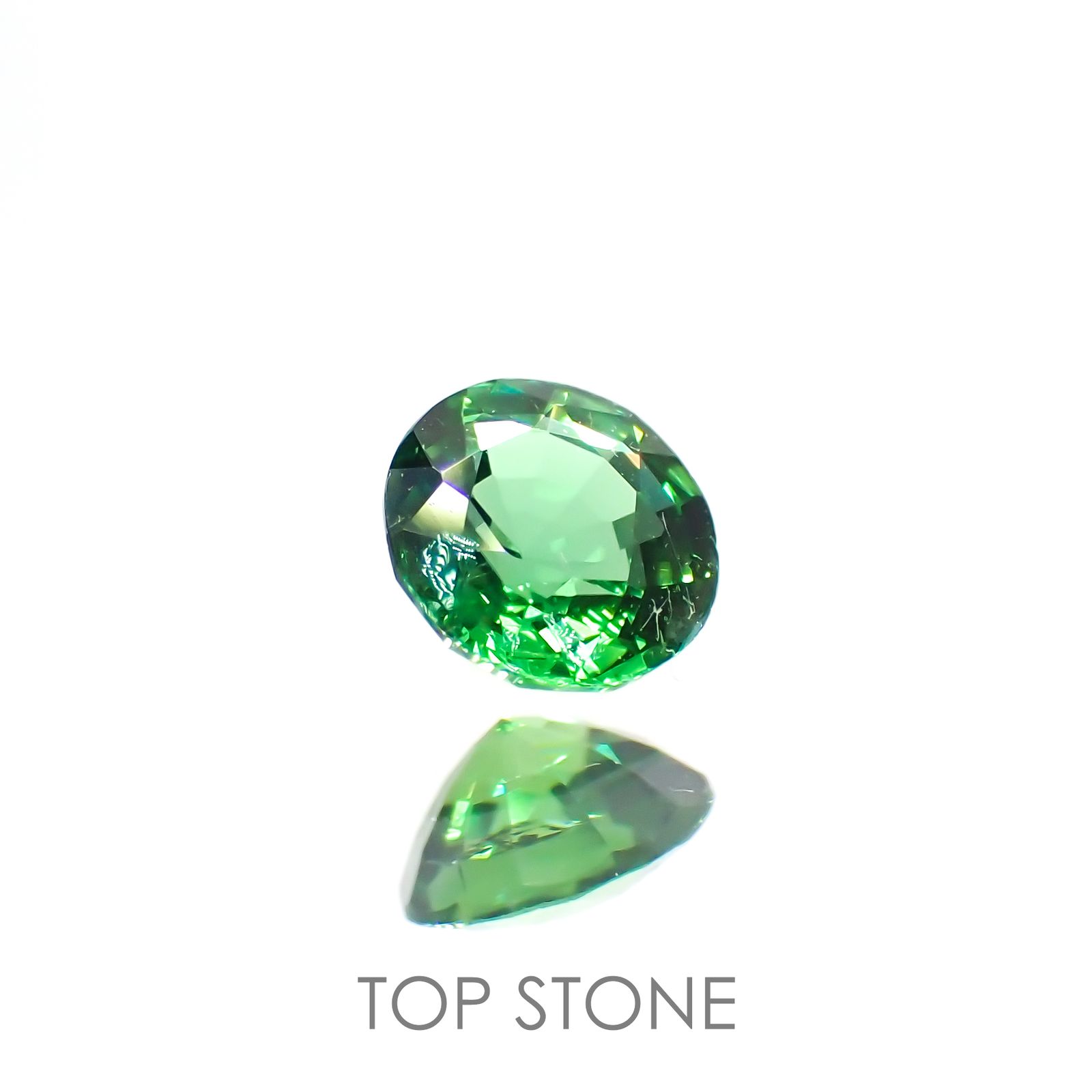 クロムトルマリン タンザニア産 0.28ct[220114159]4.3x4.3mm前後