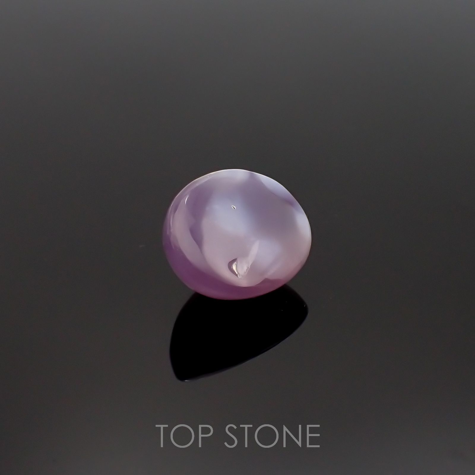 パープルカルセドニー インドネシア産 19.68ct[220917732]18.6x15.4mm前後